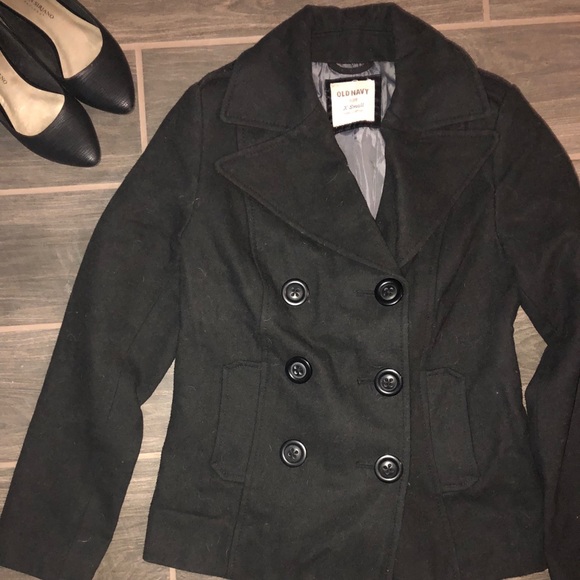Old Navy peacoat with buttons - Picture 1 of 2